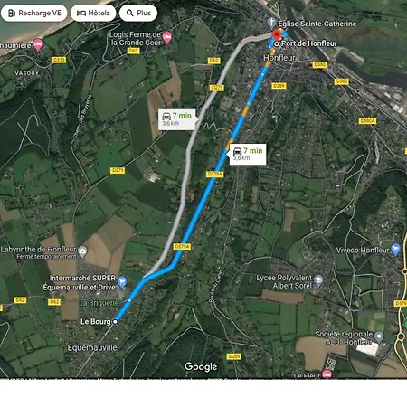 Spacieux Terrasse Parking Gratuit Sur Place 5min Port D'honfleur 公寓 *